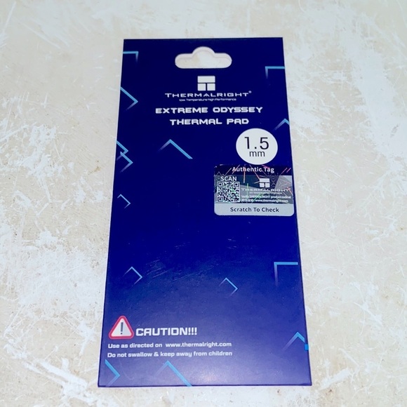 Extreme Odyssey Thermal Pad 1.5mm NWT​​​​ - Picture 1 of 7